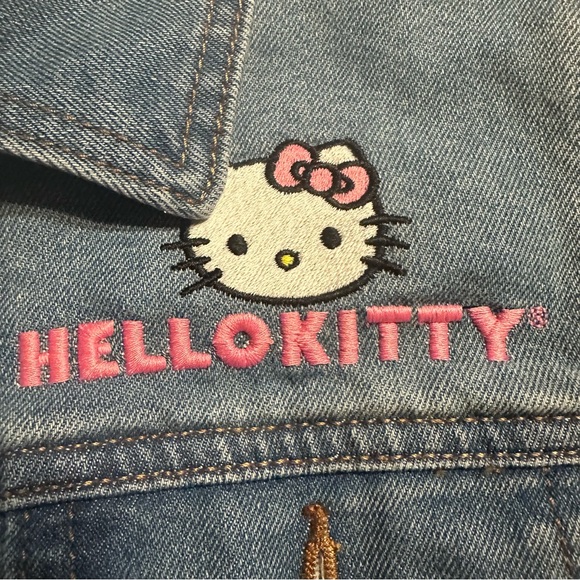 Hello Kitty Kids Jean Jacket - Light Blue - Picture 6 of 10